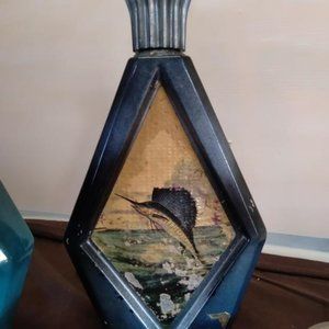 Vintage  Collectible Jim Beam Sailfish Bottle Only